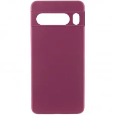 Чохол Silicone Cover Lakshmi Full Camera (AAA) для Google Pixel 8 Pro Бордовий / Plum