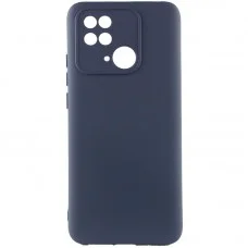 Чохол Silicone Cover Ummi Lakshmi Full Camera (AA) для Xiaomi Redmi 10C Синій / Midnight Blue