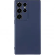 Чохол Silicone Cover Lakshmi Full Camera (AA) для Samsung Galaxy S24 Ultra Синій / Midnight Blue