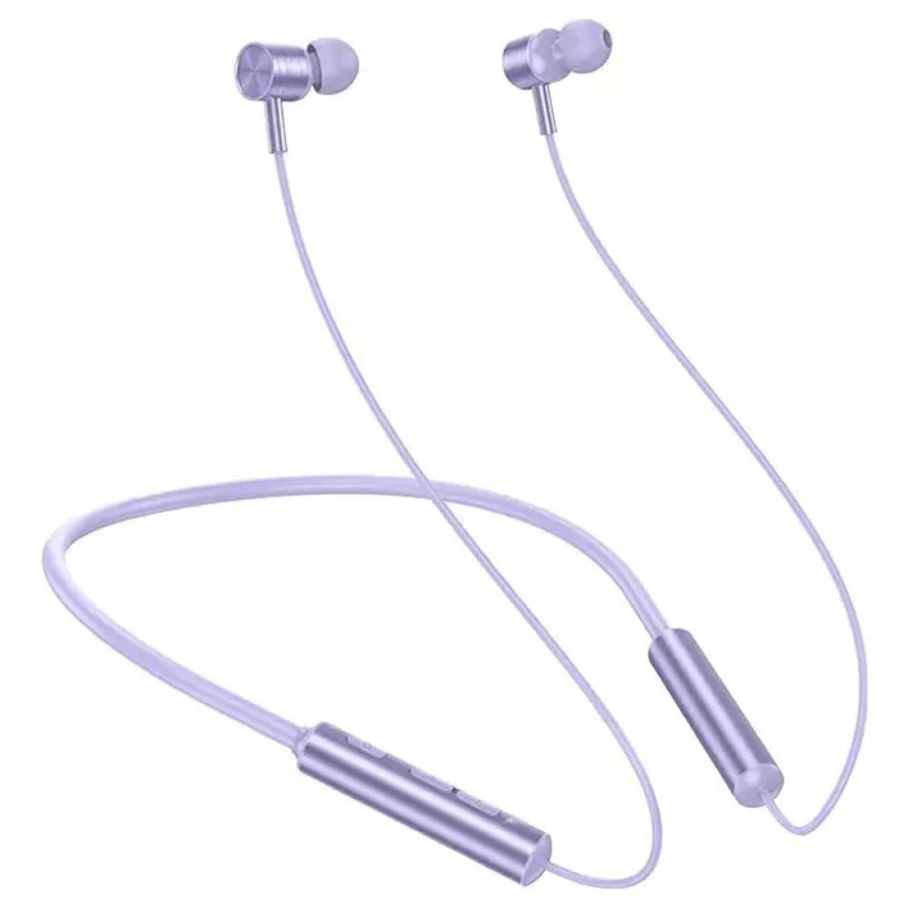 Bluetooth Навушники Hoco ES69 Platium neck-mounted Purple