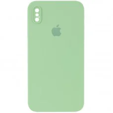 Чехол Silicone Case Square Full Camera Protective (AA) для Apple iPhone XS Max (6.5")