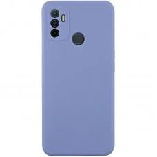 Силіконовий чохол Candy Full Camera для Oppo A53 / A32 / A33 Блакитний / Mist blue