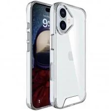 Чохол TPU Space Case transparent для Apple iPhone 16 Plus (6.7") Прозорий