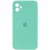 Чохол Silicone Case Square Full Camera Protective (AA) для Apple iPhone 11 (6.1") Бірюзовий / Turquoise Чохол Silicone Case Square Full Camera Protective (AA) для Apple iPhone 11 (6.1") Бірюзовий / Turquoise