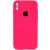 Чохол Silicone Case Square Full Camera Protective (AA) для Apple iPhone X / XS (5.8") Рожевий / Barbie pink