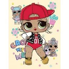 Алмазна мозаїка вибіркова L.O.L. Surprise! SWAG 15×20 см AML1196