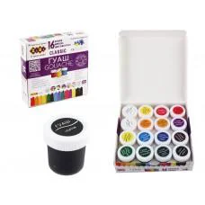 Фарби гуашеві Classic, 16 кольорів, 20 мл, картонна коробка, Kids Line