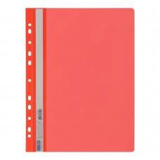 Папка-швидкозшивач із перфорацією, А4, червоний, 6 шт.