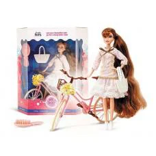 Лялька Emily Romantic з велосипедом, KH23/019