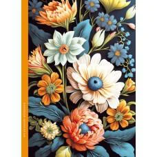 Блокнот, 143x200 мм, 55 г/м², 48 аркушів, інтегральна палітурка, матова ламінація 23094