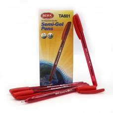 Ручка масляна Beifa, 1 мм, червона, 12 шт.