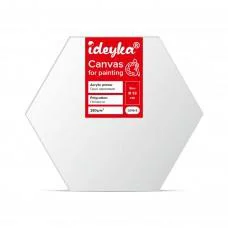 Набір Полотно для розпису шестигранне, діаметр 33 см, D019-S