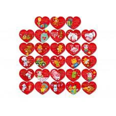 Магніт декоративно-сувенірний "Валентинки" (В асортименті)