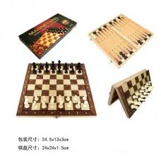 Шахматы деревянные 3в1