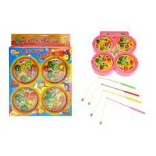 Риболовля для 4 гравців, на батарейках, магнітна, 23x17.5x3.5 см, 9923