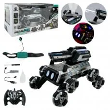 Танк на радіокеруванні акумулятор пульт+браслет стріляє водою YL-116-1