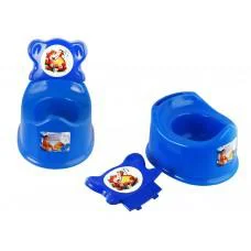 Горщик дитячий зі спинкою, синій, Бамсик, 280x235x260, ПХ4518 СИН