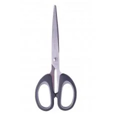 Ножиці офісні Jobmax, 163 мм, сірі вставки