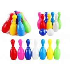 Кеглі малі Бамсик, 7 шт., 2 кулі, в сітці, 19x23x23 см, 024/2