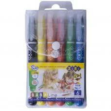 Пастель масляна з акварельним ефектом, 6 кольорів