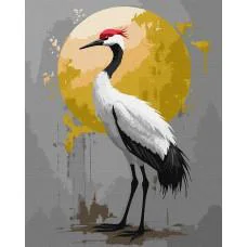 Набор для росписи по номерам Золотая экзотика с красками металлик extra, Ideyka, 40x50 см, КНО6708