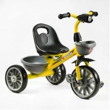 Велосипед триколісний Best Trike BS-16390 EVA колеса 12"/10", музика, 2 кошики