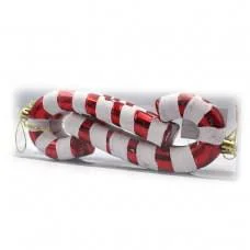 Ялинкові прикраси Цукерки 2 шт PVC 6527-P1300