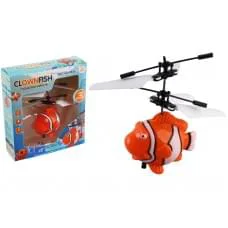 Літаюча іграшка "Рибка" вбудований акумулятор, USB кабель, реагує на рухи 9809