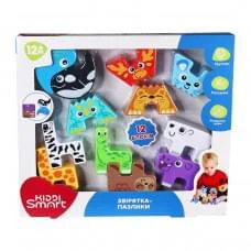 Навчальний ігровий набір KIDDI SMART – ЗВІРЯТКА-ПАЗЛИКИ