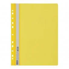 Папка-швидкозшивач із перфорацією, А4, жовтий, 6 шт.
