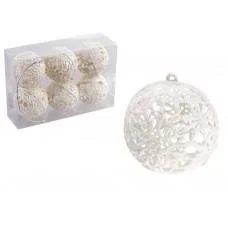 Набір куль Ажур 6 см 6 шт 1199_DSCN