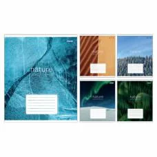 Зошити учнівські 96 аркушів клітинка 1B Nature aesthetics, 5 шт. в упаковці