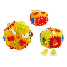 Логічний шестигранник-сортер із буквами та тваринами, 50-003