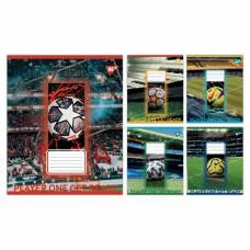 Зошити учнівські 24 аркуша лінія Yes Football stadium, 20 шт. в упаковці