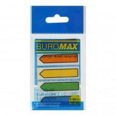 Закладки пластиковые с клейким слоем Neon BM.2304-98, 45x12 мм, 5x20 листов, 2 шт. в упаковке (в ассортименте)