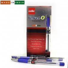 Ручка масляна Cello Original Velvet O, синя, 1 мм, 12 шт.