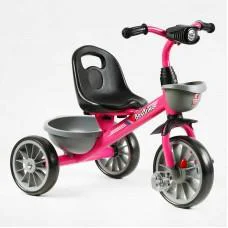 Велосипед триколісний Best Trike, EVA колеса 12’’, 10’’, музика, 2 кошики, BS-20470