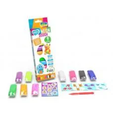 Набір для ліплення з тістом, 9 кольорів Neon, TM Lovin