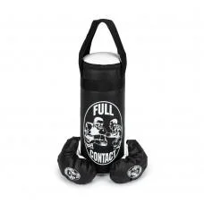 Боксерський набір середній, діаметр 17x48 см, чорний