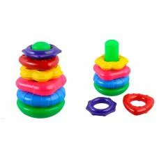 Піраміда Розвивайка Бамсик, в пакеті, 19x12 см