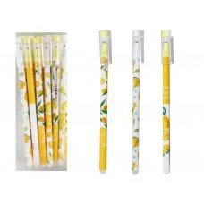 Набір гелевих ручок-стирачок Lemon синя 12 шт 1807-2-QX