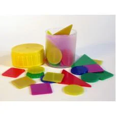 Набір маленьких геометричних фігур, 0029 в банці 2 шт. в упаковці