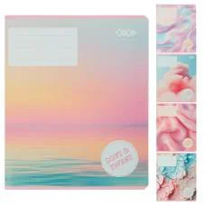 Зошити учнівські 96 аркушів клітинка KIDS LINE TEXTURE, 10 шт. в упаковці