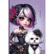 Дневник, 55 г, 7БЦ, 165x240 мм, 40 листов, тиснение фольгой, 25061