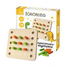 Деревянная игра Крестики-нолики, 900576