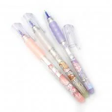 Ручка пиши-стирай автоматична гелева Aodemei Flowers, 0.5 мм, 12 шт.