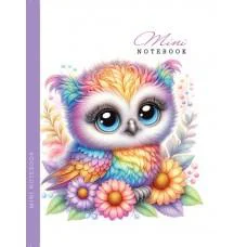 Блокнот, 80 г, інтегральний, 128x165 мм, 48 аркушів, чисті аркуші, матова ламінація, дизайн 24299