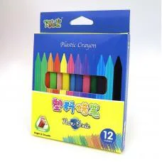 Крейда воскова пластикова Crayons, 12 кольорів
