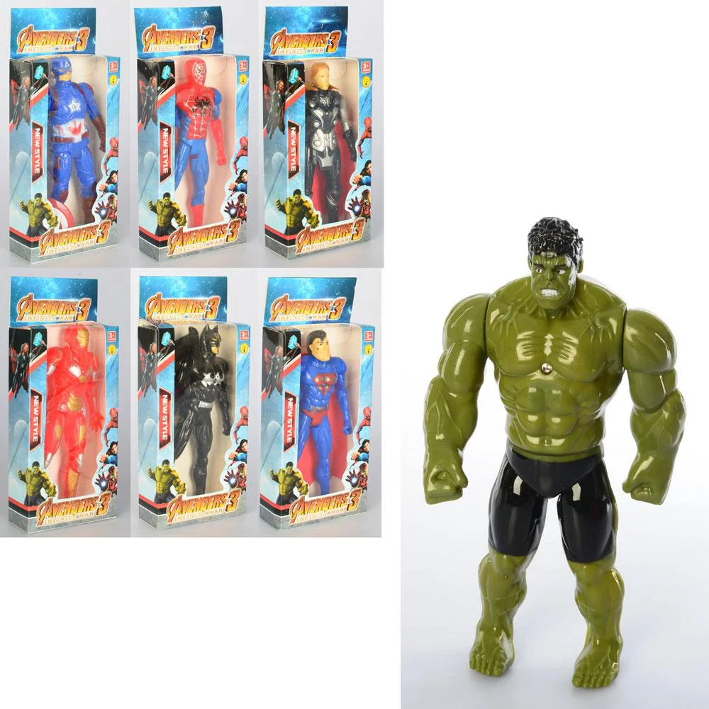 Супергерой, 16 см, зі світловими ефектами, 1581-81C (В асортименті)