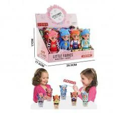 Лялька, 16 см, шарнірні суглоби, силіконове волосся